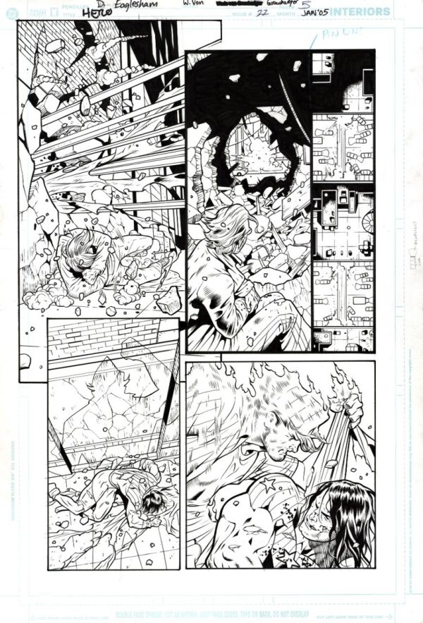 Hero #22 p.05 by Dale Eaglesham and Wade von Grawbadger