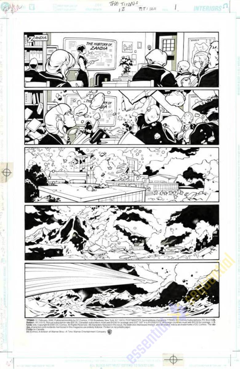 The Titans #12 p.01 by Mark Buckingham and Wade von Grawbadger 1 The Titans #12 p.01 by Mark Buckingham and Wade von Grawbadger