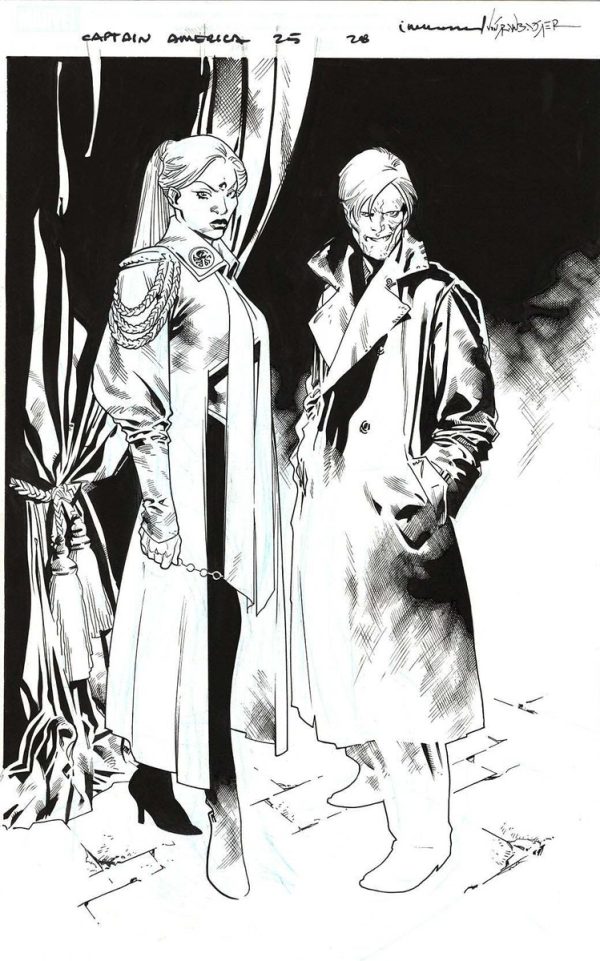 Captain America #25 p.28 by Stuart Immonen and Wade von Grawbadger