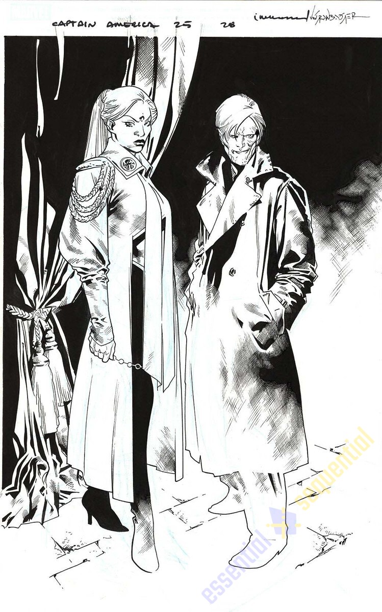 Captain America #25 p.28 by Stuart Immonen and Wade von Grawbadger 1 Captain America #25 p.28 by Stuart Immonen and Wade von Grawbadger