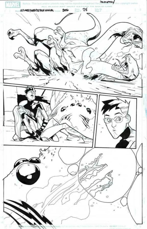 Ultimate Fantastic Four Annual 2 p.25 by Stuart Immonen & Wade von Grawbadger