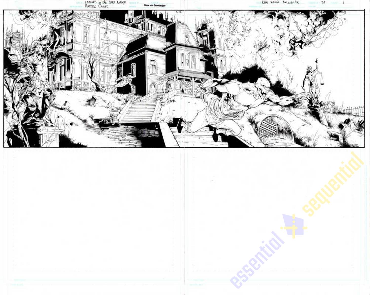 Legends of the Dark Knight #83 p.01 by Matthew Clark and Wade von Grawbadger 1 Legends of the Dark Knight #83 p.01 by Matthew Clark and Wade von Grawbadger