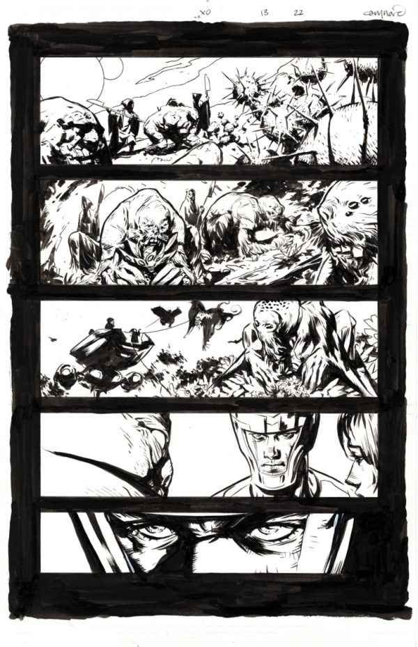 X-O Manowar #13 page 22 by Cary Nord