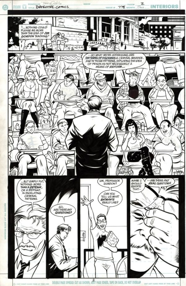Detective Comics #778 p.02 by Tommy Castillo and Wade von Grawbadger