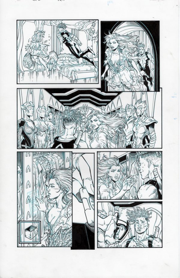 Aquaman: The Becoming #2 page 11 by Diego Olortegui and Wade von Grawbadger