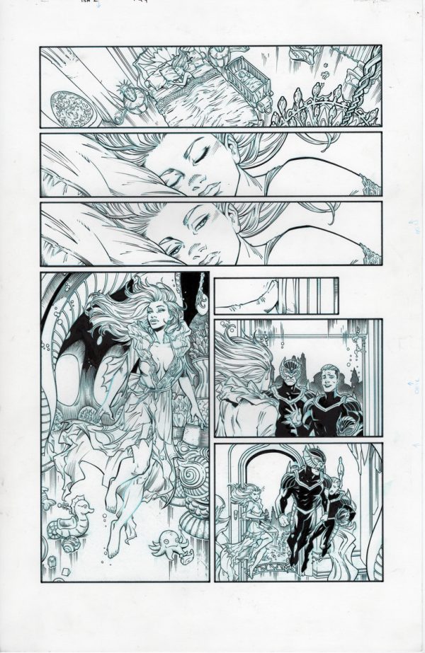 Aquaman: The Becoming #2 page 4 by Diego Olortegui and Wade von Grawbadger