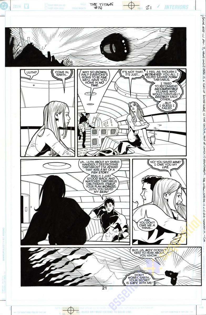 The Titans #14 p.21 by Wade von Grawbadger 1 The Titans #14 p.21 by Wade von Grawbadger