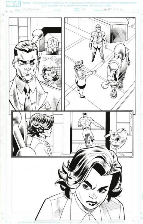 Superior Spider-Man #1 p.20 by Mike Hawthorne and Wade von Grawbadger
