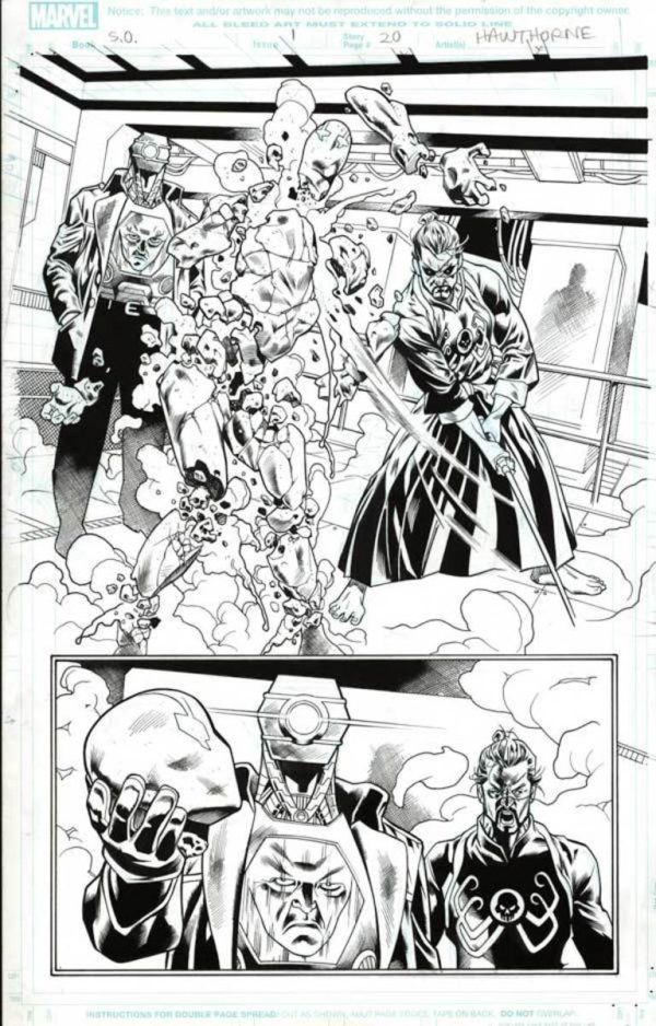 Superior Octopus #1 p.20 by Mike Hawthorne and Wade von Grawbadger