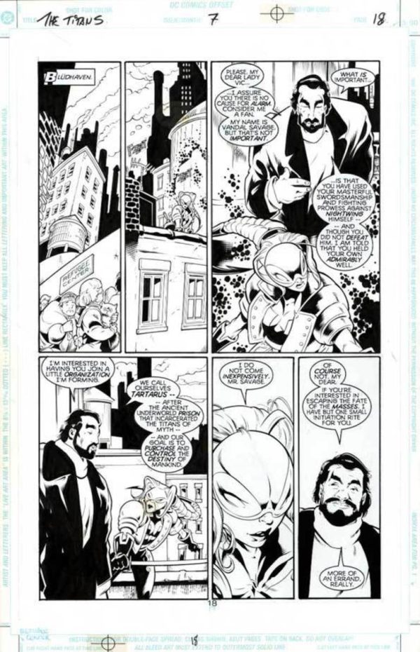 The Titans #7 p.18 by Mark Buckingham and Wade von Grawbadger