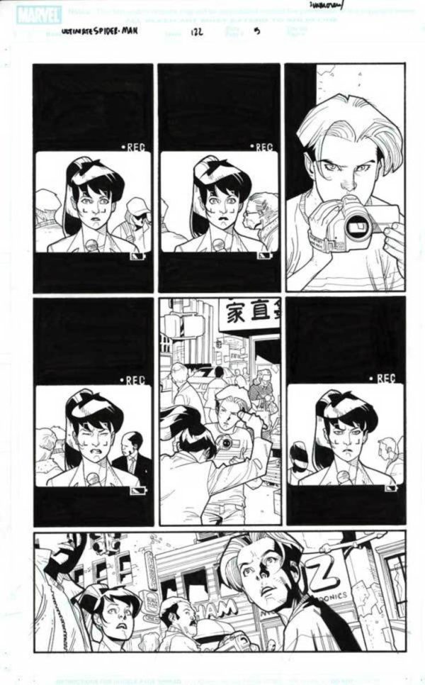 Ultimate Spider-Man #122 p.05 by Stuart Immonen and Wade von Grawbadger
