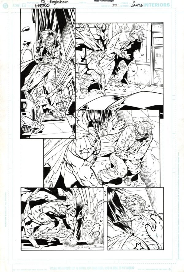Hero #22 p.04 by Dale Eaglesham and Wade von Grawbadger