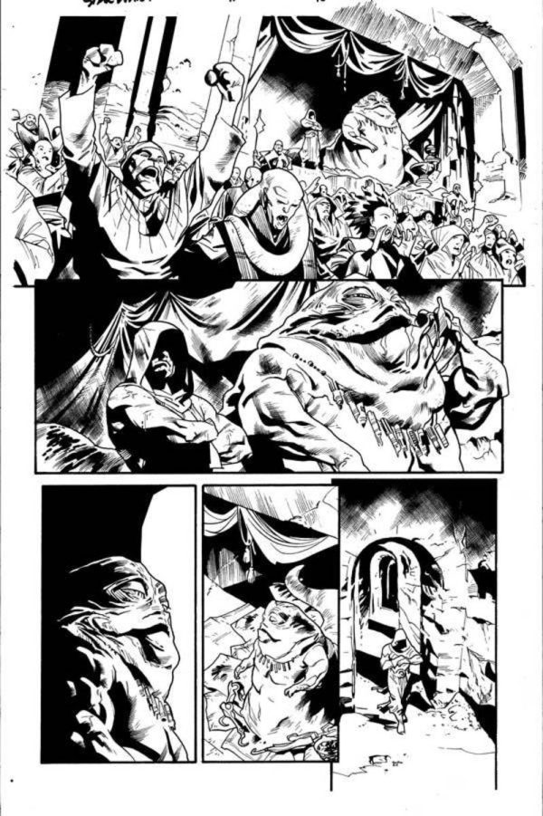 Star Wars #11 p.16 by Stuart Immonen and Wade von Grawbadger
