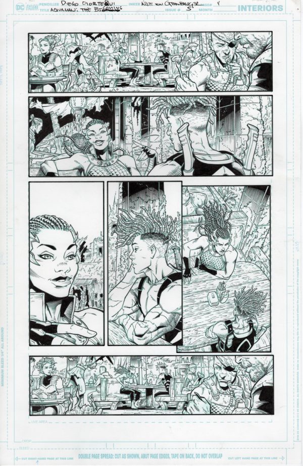 Aquaman: The Becoming #5 page 4 by Diego Olortegui and Wade von Grawbadger