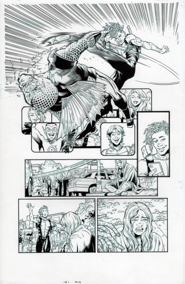 Aquaman: The Becoming #1 page 16 by Diego Olortegui and Wade von Grawbadger