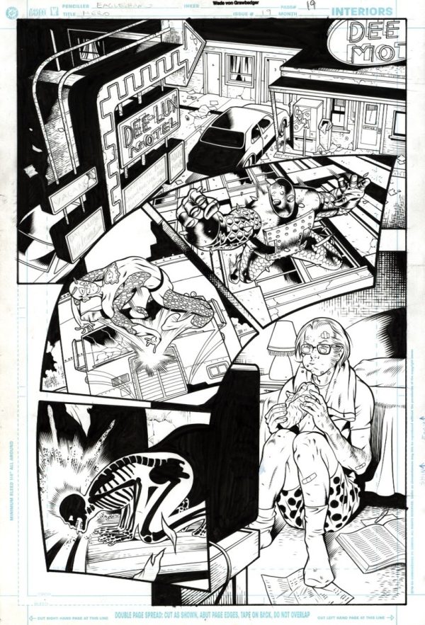 Hero #19 p.19 by Dale Eaglesham and Wade von Grawbadger