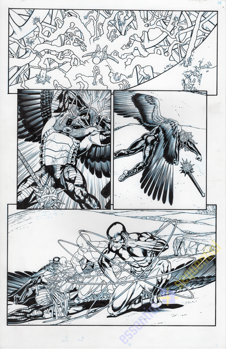 Hawkman #21 page 18 by Fernando Pasarin and Wade von Grawbadger 1 Hawkman #21 page 18 by Fernando Pasarin and Wade von Grawbadger