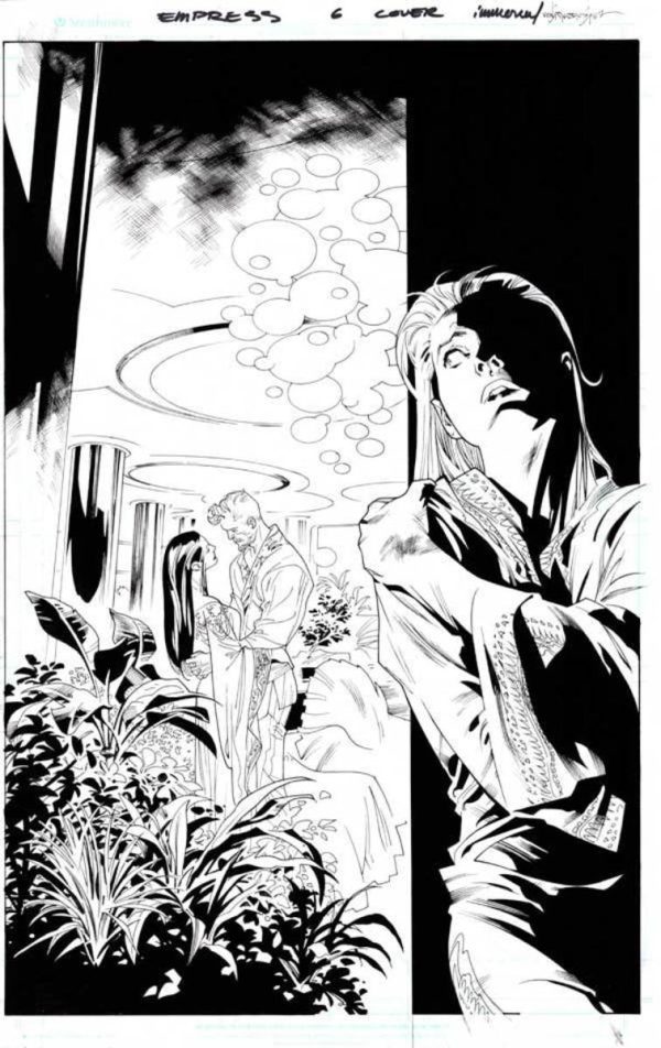 Empress #6 Cover by Stuart Immonen and Wade von Grawbadger