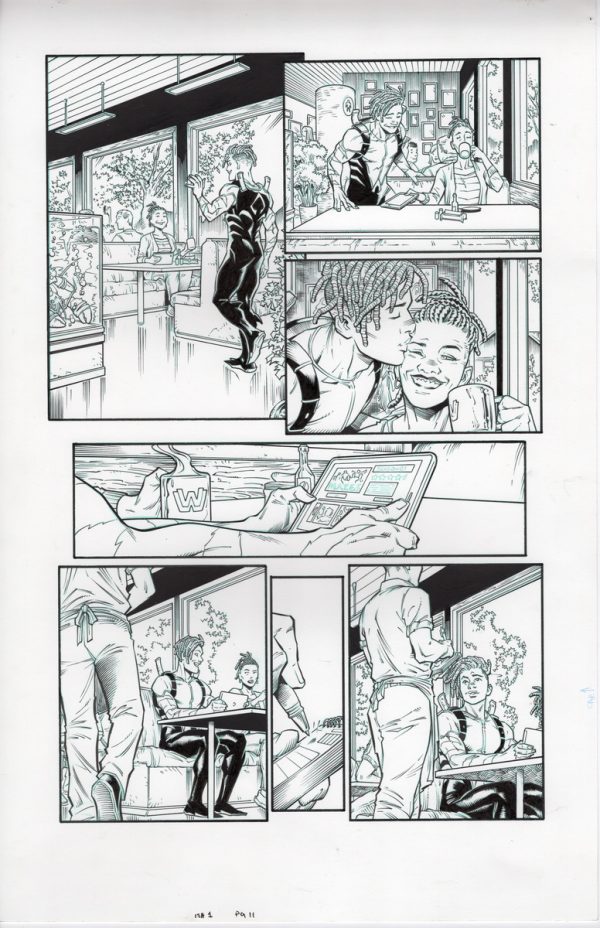 Aquaman: The Becoming #1 page 11 by Diego Olortegui and Wade von Grawbadger