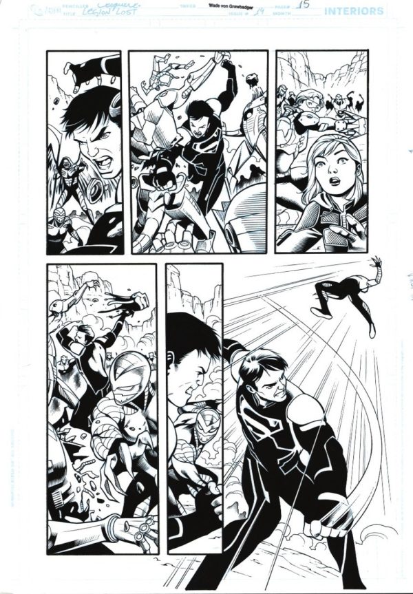 Legion Lost #14 p.15 by Ronan Cliquet and Wade von Grawbadger