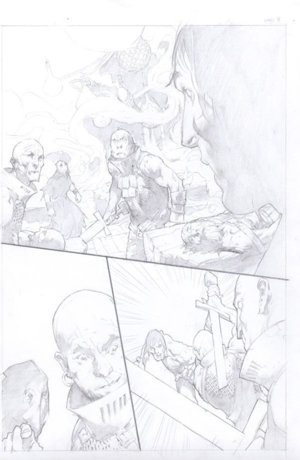 Conan #4 p.18 by Cary Nord