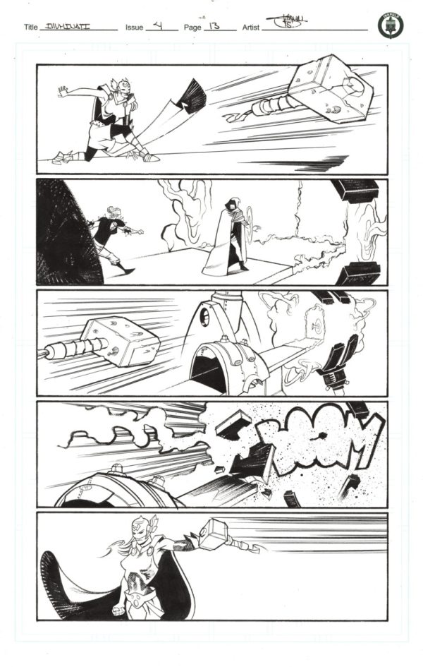 Illuminati #4 p.13 by Shawn Crystal