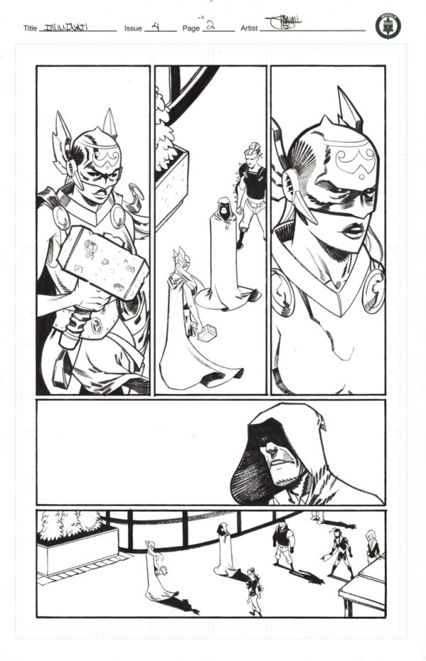 Illuminati #4 p.02 by Shawn Crystal