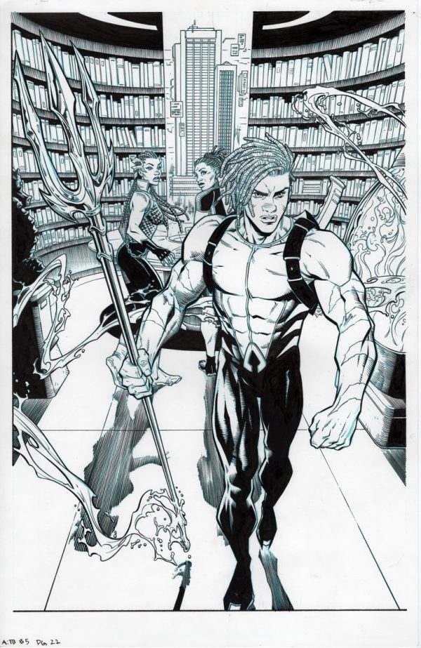 Aquaman: The Becoming #5 page 22 by Diego Olortegui and Wade von Grawbadger