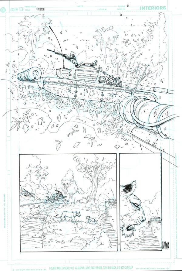 Pride of Baghdad p.61 by Niko Henrichon