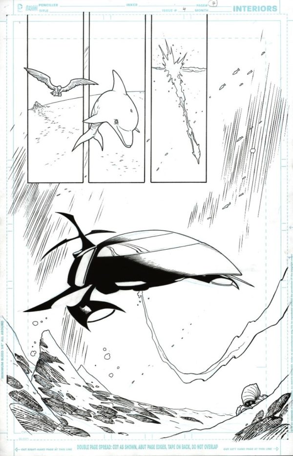 Teen Titans #4 p.07 by Wade von Grawbadger