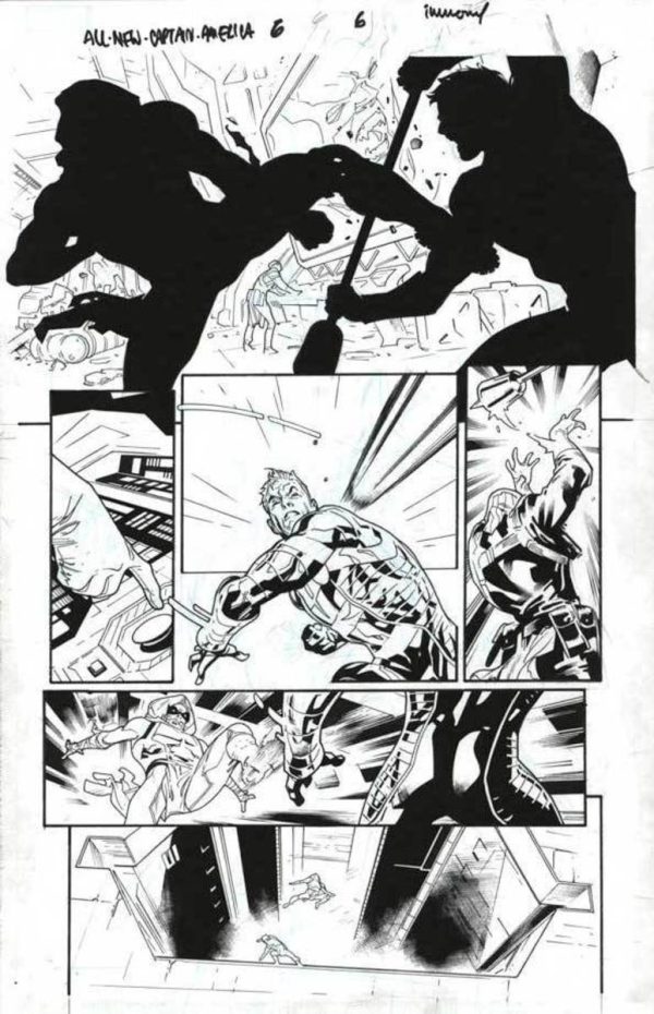 All-New Captain America #6 p.06 by Stuart Immonen and Wade von Grawbadger