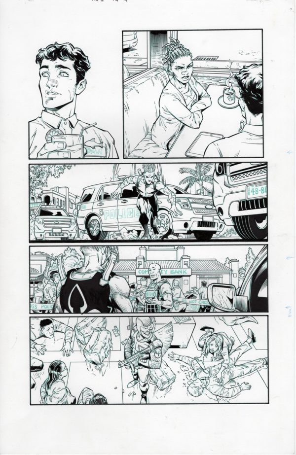 Aquaman: The Becoming #1 page 14 by Diego Olortegui and Wade von Grawbadger