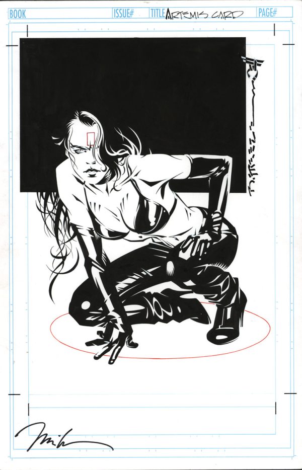 Artemis Card Art by Brian Stelfreeze