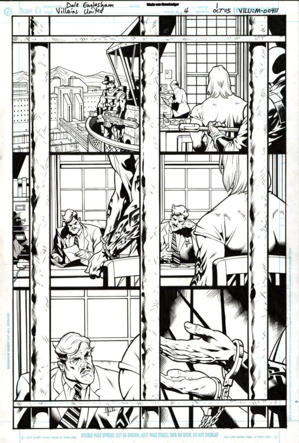 Villains United #4 p.01 by Dale Eaglesham and Wade von Grawbadger