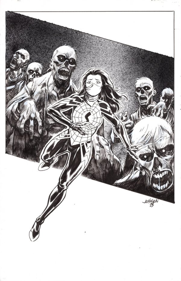 Silk #5 Cover by Dave Johnson