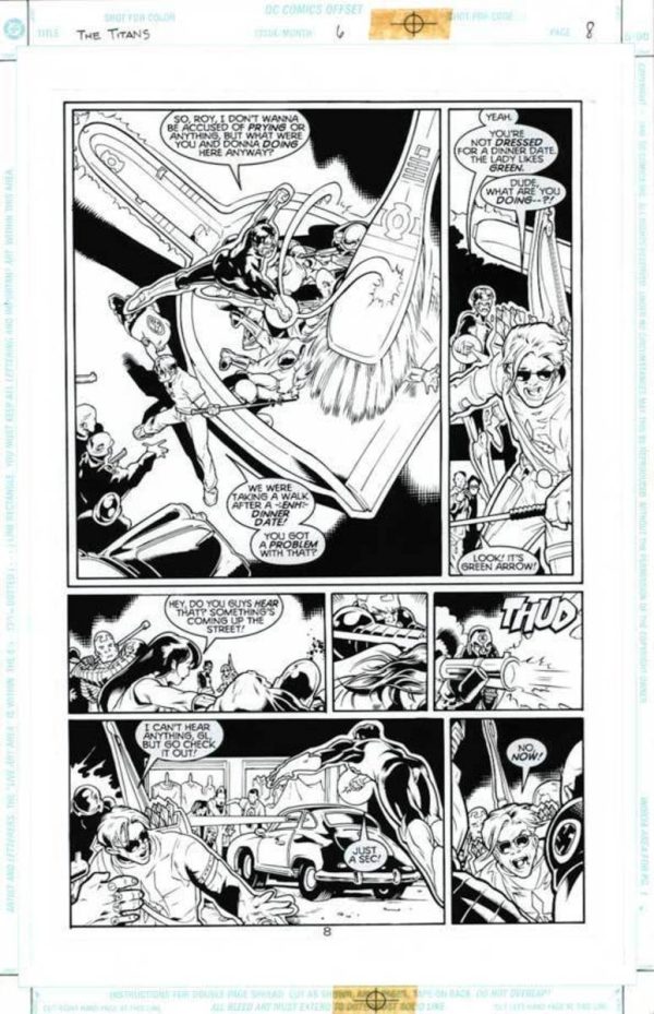 The Titans #6 p.08 by Mark Buckingham and Wade von Grawbadger