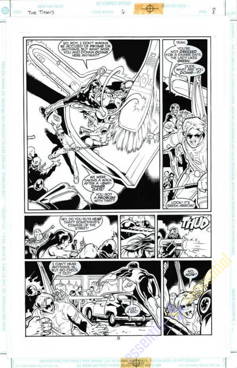 The Titans #6 p.08 by Mark Buckingham and Wade von Grawbadger 1 The Titans #6 p.08 by Mark Buckingham and Wade von Grawbadger