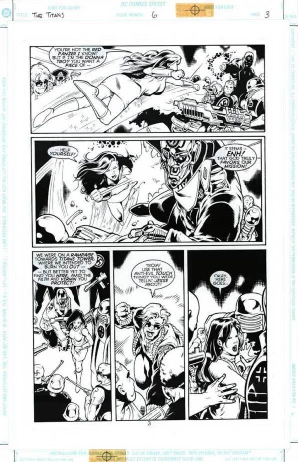 The Titans #6 p.03 by Mark Buckingham and Wade von Grawbadger