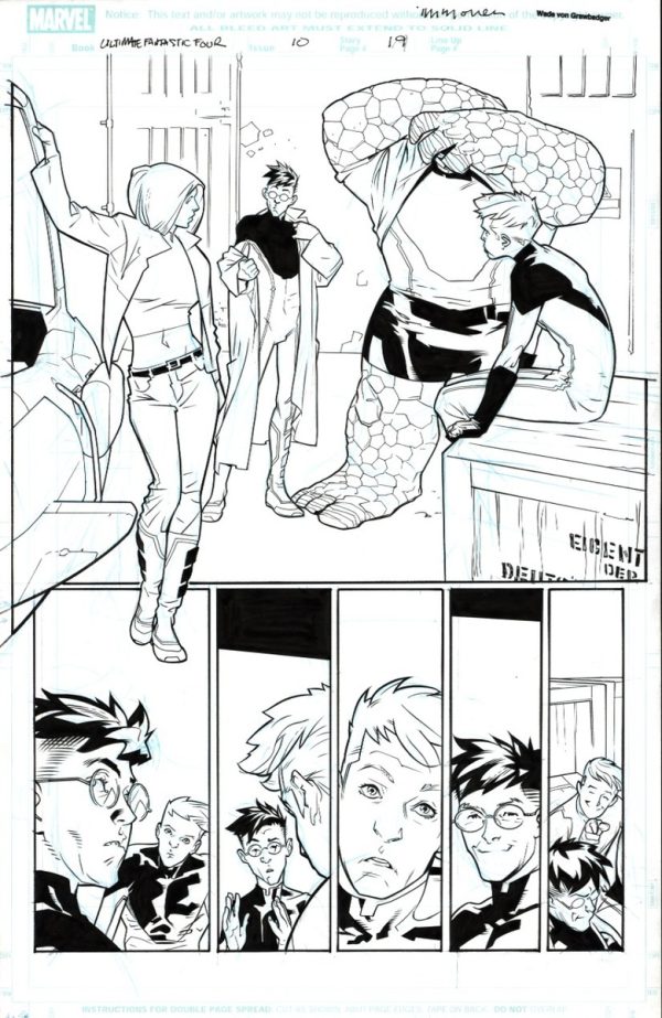 Ultimate Fantastic Four #10 p.19 by Stuart Immonen & Wade von Grawbadger