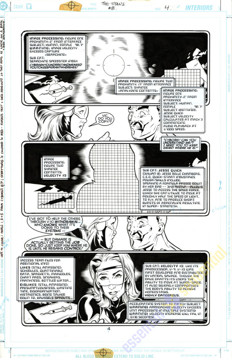 The Titans #8 p.04 by Mark Buckingham and Wade von Grawbadger 1 The Titans #8 p.04 by Mark Buckingham and Wade von Grawbadger