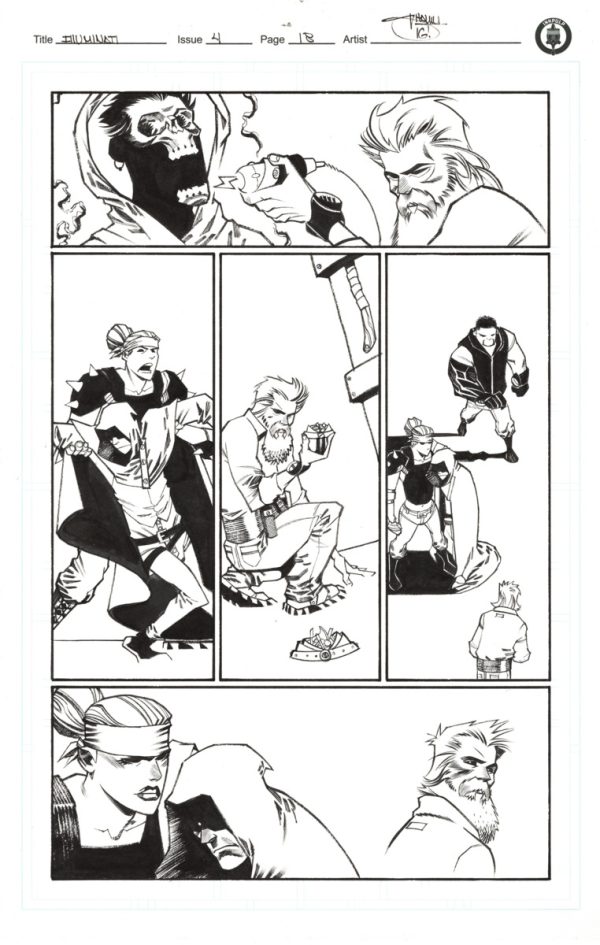 Illuminati #4 p.18 by Shawn Crystal