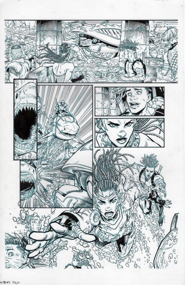 Aquaman: The Becoming #5 page 6 by Diego Olortegui and  Wade von Grawbadger