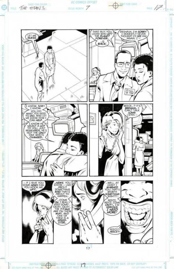 The Titans #7 p.17 by Mark Buckingham and Wade von Grawbadger