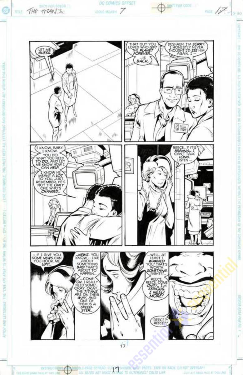 The Titans #7 p.17 by Mark Buckingham and Wade von Grawbadger 1 The Titans #7 p.17 by Mark Buckingham and Wade von Grawbadger