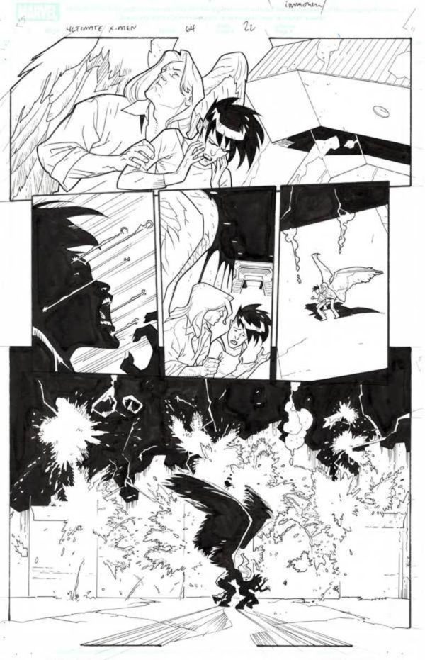 Ultimate X-Men #64 p.22 by Stuart Immonen & Wade von Grawbadger