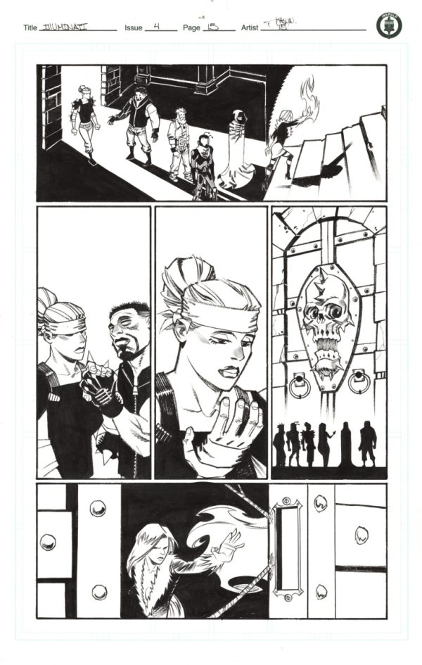 Illuminati #4 p.15 by Shawn Crystal