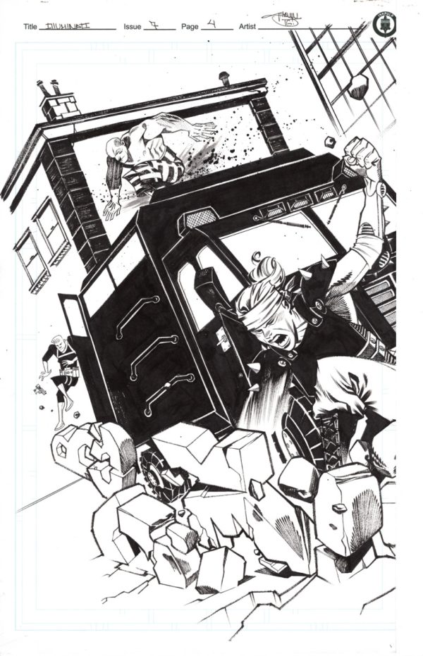 Illuminati #7 p. 4-5 by Shawn Crystal