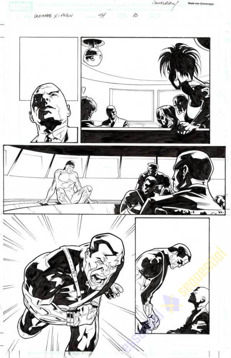 Ultimate X-Men #54 p.10 by Wade von Grawbadger 1 Ultimate X-Men #54 p.10 by Wade von Grawbadger