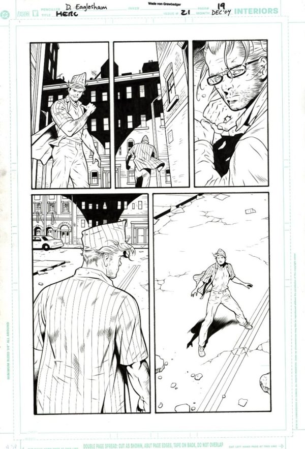 Hero #21 p.19 by Dale Eaglesham and Wade von Grawbadger