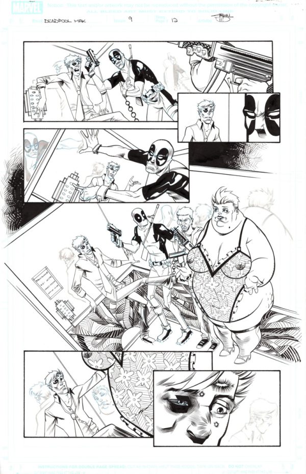 Deadpool Max #9 p.12 by Shawn Crystal
